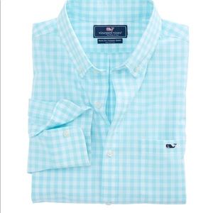 Vineyard Vines Slim Tucker Gingham Button Down Shirt